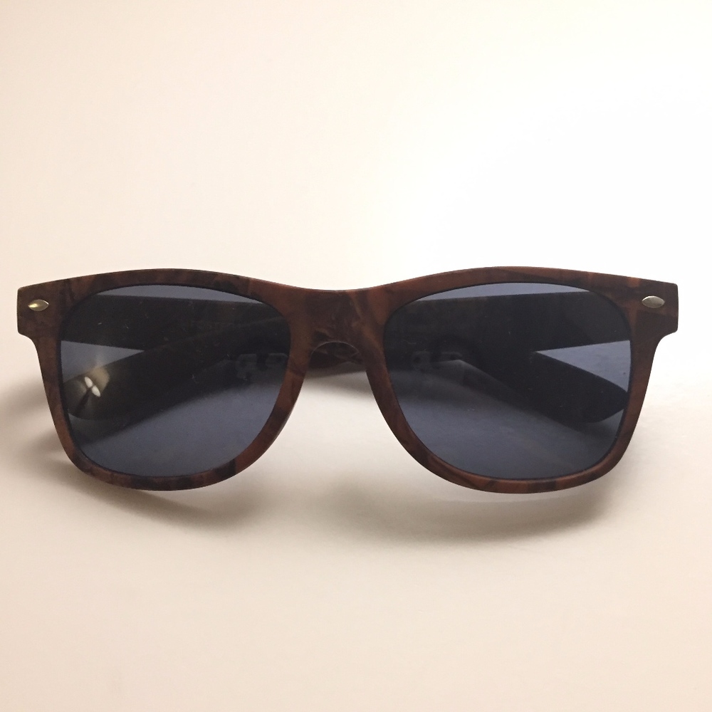 Wood Pattern Sunglasses